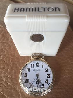 Hamilton 16s 21j 992B In An Ivory Shipping Box (M012)