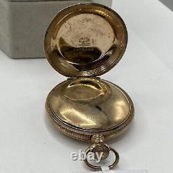 Hamilton 17J Model 925 Pocket Watch Double Row Beading Flower Engraving