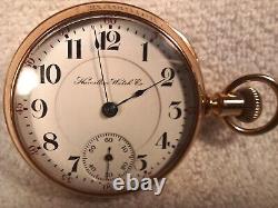 Hamilton 18 Size 17 Jewel Grade 935 Pocket Watch Salesman