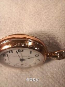 Hamilton 18 Size 17 Jewel Grade 935 Pocket Watch Salesman