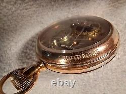 Hamilton 18 Size 17 Jewel Grade 935 Pocket Watch Salesman