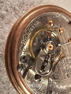 Hamilton 18 Size 17 Jewel Grade 935 Pocket Watch Salesman