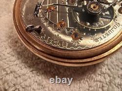 Hamilton 18 Size 17 Jewel Grade 935 Pocket Watch Salesman