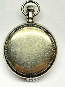 Hamilton 18 Size Grade 924 17 Jewel Open Face Pocket Watch 469147. Runs well