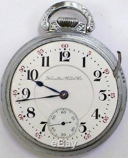Hamilton 18size Grade 940 21 Jewel Pocket Watch from 1903