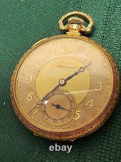 Hamilton 19 Jewel Gold Filled Pocket Watch Grade 902