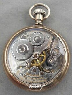 Hamilton 19 Jewel, Grade 996 Pocket Watch, Railroad Grade, Factory Display Case