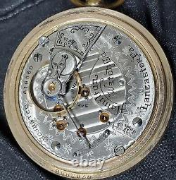 Hamilton 1909 Gold Plated Pocket Watch Grade 934 Serial 616560