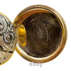 Hamilton 1920 996 Model 2 19j 16s Gold Fill Open Face Pocket Watch Service 7/22