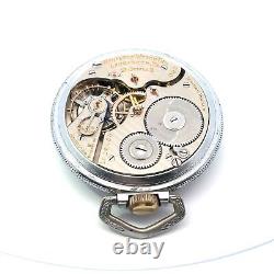 Hamilton 1921 992 Model 2 21j 16s Base Metal Open Face Pocket Watch Servicd 8/23