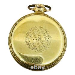 Hamilton 1924 992 Model 2 21j 16s Gold Filled Open Face Pocket Watch