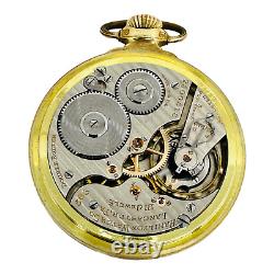 Hamilton 1924 992 Model 2 21j 16s Gold Filled Open Face Pocket Watch