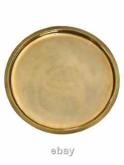 Hamilton 1945-46 992B Model 5 21j 16s 10k Gold Fill Open Face Pocket Watch