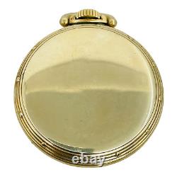 Hamilton 1949 992B 21j 16s 10k Gold Fill Open Face Pocket Watch Serviced 2/22