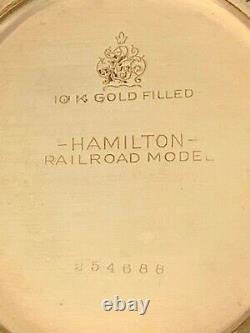 Hamilton 21 Jewel Grade 960 Lever Set 16 Size R. R. Pocket Watch Running Rare