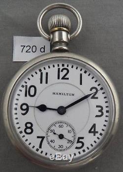 Hamilton 21 Jewel, Model 992 Railroad Grade Pocket Watch, ca 1925