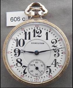 Hamilton 21 Jewel Railroad Pocket Watch, Model 992
