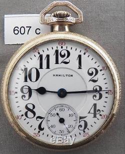 Hamilton 21 Jewel Railroad Pocket Watch, Model 992