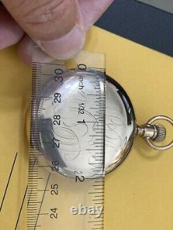Hamilton 21 Jewels, 940 pocket watch, working, 18S. 25 Years Warranty