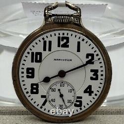 Hamilton 21J 992 Gold Center Wheel Pocket Watch