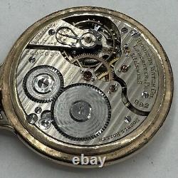 Hamilton 21J 992 Gold Center Wheel Pocket Watch