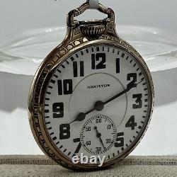 Hamilton 21J 992 Gold Center Wheel Pocket Watch