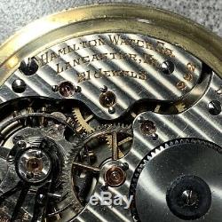Hamilton 21J Model #992 Pocket Watch