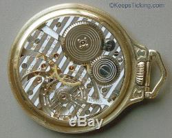Hamilton 23 Jewel 950B Pocket Watch in 14K Solid Gold Model 17 Case
