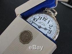Hamilton, 23 Jewel 950b, Pocket Watch In Ivory Box, Mint State