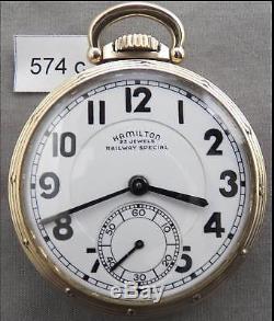 Hamilton 23 Jewel Railroad Pocket Watch, Model 950B