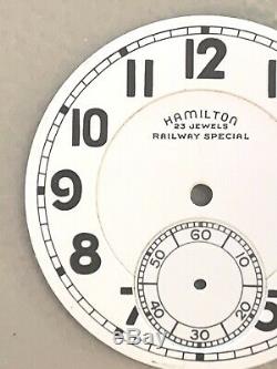 Hamilton 23 Jewels Railway Special 950b 950e Original Porcelain Dial Buy It Now
