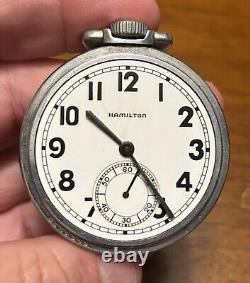 Hamilton 2974B Military Pocket Watch Circa 1941