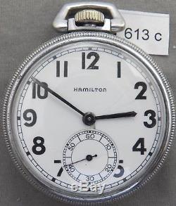 Hamilton 2974B WWII Military Comparing Pocket Watch