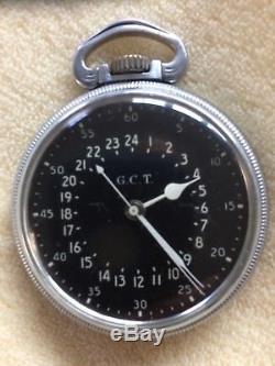 Hamilton 4992B 22 Jewel Military Pocket Watch