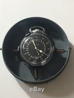 Hamilton 4992B (GCT) Navigation Master Watch Type AN5740 withMetal Canister c. 1942