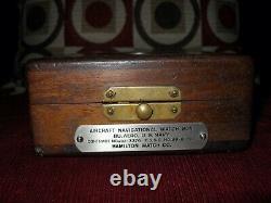 Hamilton 4992B. In Original Wooden Box, WWII Amazing Historical Timepiece L@@K