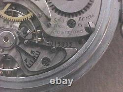 Hamilton 4992B WWII GCT 22 Jewel U S Gov Pocket Watch Running