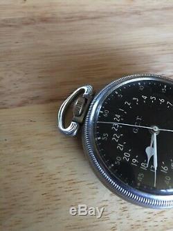 Hamilton 4992b military GCT pocket watch stunning