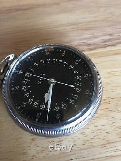 Hamilton 4992b military GCT pocket watch stunning