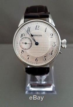 Hamilton 900 Wristwatch. Pocket watch movement conversion. 7