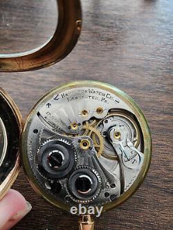 Hamilton 910 pocket watch, freshly serviced, keeping dead on time