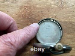 Hamilton 912 12s 17 Jewel Secometer Pocket Watch, 14K White Gold Filled Case