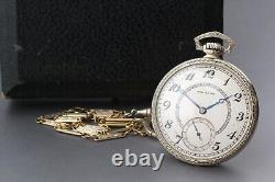 Hamilton 912 Pocket Watch 17J Model 2 14K GF From JAPAN #6569