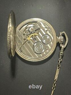 Hamilton 912 Pocket Watch 17J Model 2 14K GF From JAPAN #6569