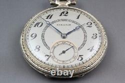 Hamilton 912 Pocket Watch 17J Model 2 14K GF From JAPAN #6569