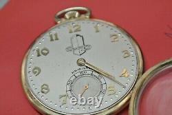 Hamilton 917 14k Solid Gold 17 Jewels 3 Positions Pocket Watch Packard Motor