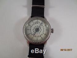Hamilton 917 Wrist Watch Conversion Pocket Watch 4992B Stile Dial Stainless