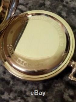 Hamilton 920 12s 23j 1921 14k WG Filled Pocket Watch Extremely Good Condition