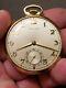 Hamilton 921 10s 21j 5 Adj. Pocket Watch In Orig. Solid 14k Gold Case