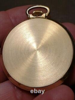 Hamilton 921 10s 21j 5 Adj. Pocket Watch in Orig. Solid 14K Gold Case